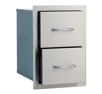 Bull BBQ Double Drawer, Stainless Steel 