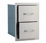 Bull BBQ Double Drawer, Stainless Steel 