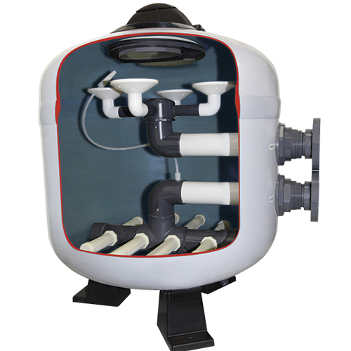 Hayward HCF363F Commercial GelCoated Fiberglass Sand Filter, 36in with Flanged Fittings TC