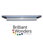 CMP Brilliant Wonders 36 Inch Waterfall LED w/6 Inch Lip Back Port, Gray | 25677-331-000