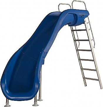 S.R. Smith Rogue2 Left Curve, Blue Pool Slide - Blue | 610-209-5823