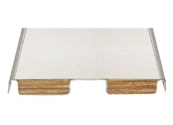 S.R. Smith Fibre-Dive White Board, w/Gray Granite Sides, 8 Foot, 2-Hole | 66-209-268S24