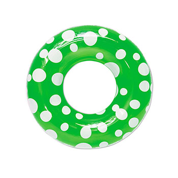 Poolmaster Green Polka Dot Tube | 87136-G