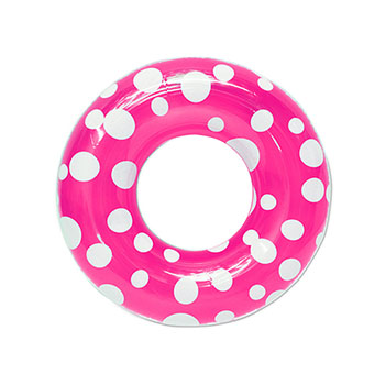 Poolmaster Pink Polka Dot Tube | 87136-P