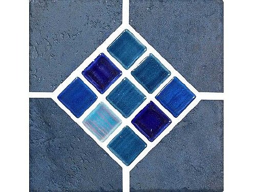 NPT Catania Stone Look Tile Ocean Deco | CATBLUE DECOBMX 6" x 6" 