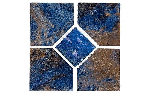 NPT CRL-RUSTIC DECO GL Coral Tile Rustic  6" x 6"