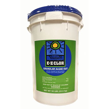 EZ-Clor 50 LB Algae Out Granular Chlorine Shock | EZC-50-9250
