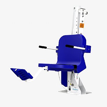 AquaCreek Admiral Pool Lift no Anchor, White/Blue 