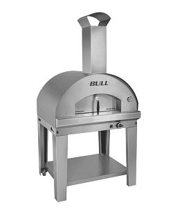 Bull BBQ Gas Fired Extra Large Italian Made Pizza Oven w/Cart 