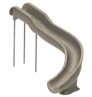 Global Pool Products, SW17 Landscape Pool Slide Sandstone Right Entry | GPPSSW17-SAND-R