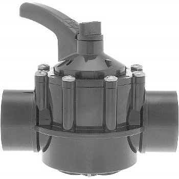 Hayward 1.5 Inch x 2 Inch 2-Way Diverter Valve PVC | PSCV2SDGR