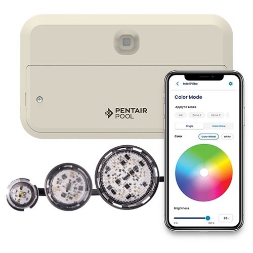 Pentair IntelliVibe Pool Lighting Control and Lights