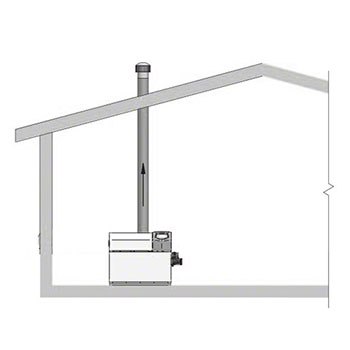 Lochinvar EnergyRite 152-202 Conventional Vent Kit | CVK3004