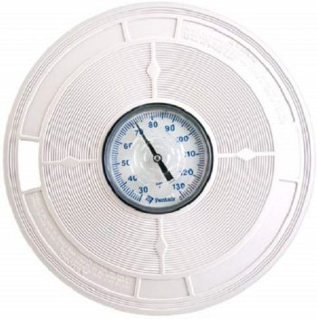 Pentair WHITE SWIMQUIP U-3 SKIMMER LID W/ THERMOMETER | L1