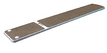 S.R. Smith TrueTread Taupe Board, Taupe, w/ Tan Tread, 8 Foot, 2-Hole | 66-209-578S10T