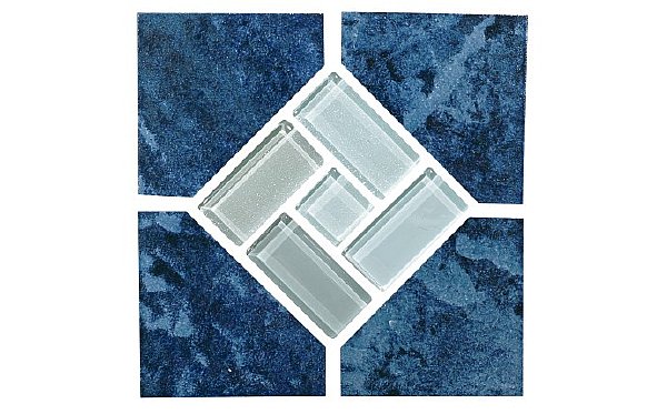 Blue Seas Tile Royal Blue 6" x 6" 
