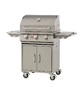 Bull Steer Premium Complete BBQ Cart LP 