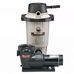 Hayward Perflex DE Filter System w/1.5 PowerFlo Matrix Pool Pump | W3EC50C935