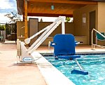 AquaCreek Ranger2 Pool Lift no Anchor, White/Blue