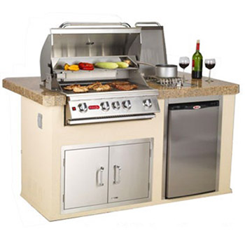 Bull BBQ Power Q Outdoor Island Kitchen | 31006