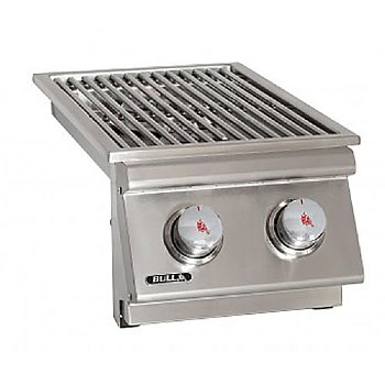 Bull BBQ Slide In Double Side Burner, Natural | 30009