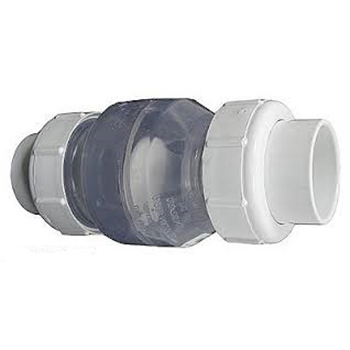 Flo-Control Union Spring Check Valve 1.5 Inch 