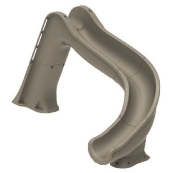 Global Pool Products, Sidewinder Pool Slide, Sandstone Granite, Right Entry | GPPSSW-SAND-R