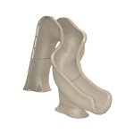 Global Pool Products, Rip Tide Pool Slide, Sandstone Granite, Right Curve | GPPSRT-SAND-R