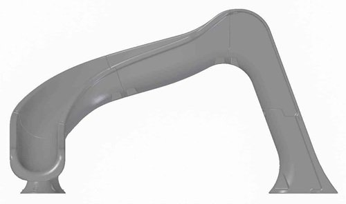 Global Pool Products Sidewinder Pool Slide