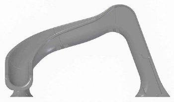Global Pool Products Sidewinder Pool Slide