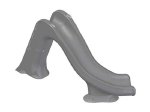 Global Pool Products, Tidal Wave Left Curve Pool Slide Grey | GPPSTW-GREY-L