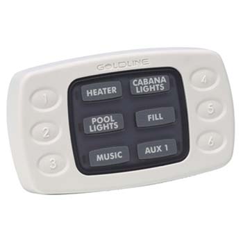 Hayward 6 Function Spa Side Remote | AQL-SS-6B-B