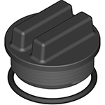 Hayward SwimClear Filter Drain Plug 1.5" | SP1022CBLK