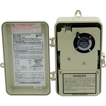 Intermatic Multi-Function Air Switch w/2-Circuit Timer | RC2343PT