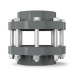 Jandy JCP Series Commercial Pool Pump ANSI 4 Inch Flange Kit | JFKBVL4