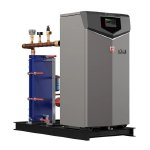 Lochinvar Aquas Stainless Steel ASME Commercial Pool Heater Package, 1250K BTU | APN1250