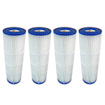 Quad DE 60 Pool Filter Cartridge Set 