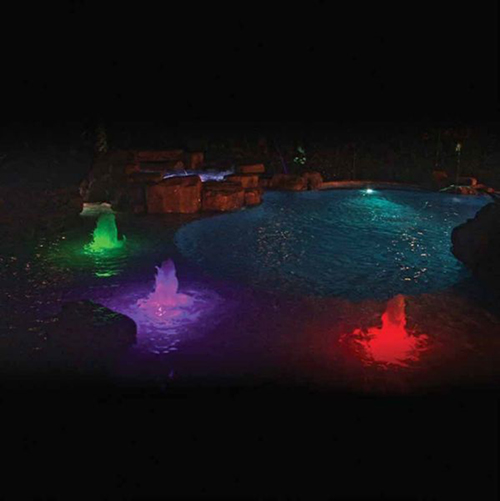 pentair colorcascade led light bubbler 580007 tc pool jandy lighted bubbler
