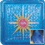 Solar Sunburst Square Rings, Blue | SSR-SB-02