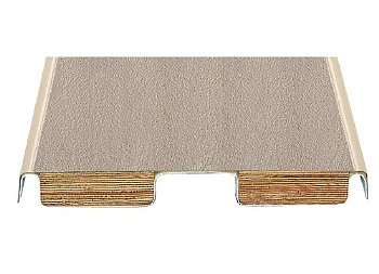 S.R. Smith Fibre-Dive Taupe Board, 8 Foot, w/Taupe Tread, 2-Hole