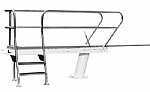 S.R. Smith 1 Meter Deluxe Dive Tower with Right Side Mount for 14-16 Foot Frontier III Dive Board | CAT-1M-203R