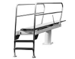 S.R. Smith 1 Meter Deluxe Dive Tower with Heel Mount for 14-16 Foot Frontier III Dive Board | CAT-1M-203H