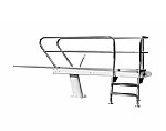 S.R. Smith 1 Meter Deluxe Dive Tower with Left Side Mount for 14-16 Foot Frontier III Dive Board | CAT-1M-203L