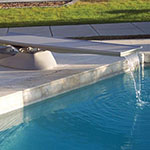 SR Smith T7 Complete Diving Board System - Summit Gray w/Board Fall | TC-T7-NWBFAL-53-C
