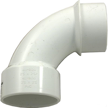 Waterway 2 Inch PVC SPG Sweep Slip Connector | 411-9120